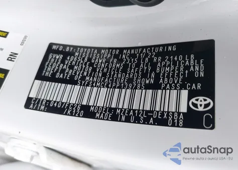 2023 Toyota Corolla Se from USA, damaged, VIN 5YFS4MCE4PP139785